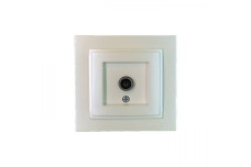 Розетка TV прохідна з екраном (8DB-12DB-18DB-20DB), Mono Electric, DESPINA (перлина) (102-252505-137)