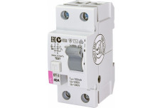 Реле диференціальне (ПЗВ) EFI-2 40A/0.1A 2 полюси тип AC 10 х-ка inst. ETI (002061222)