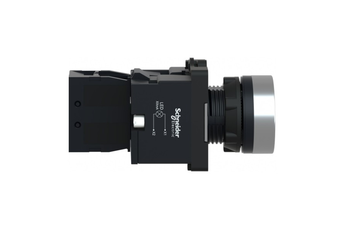 Кнопка з підсвічуванням з вбудованною світлодіодною лампою зеленого кольору, 1NO (XA2EW33B1)