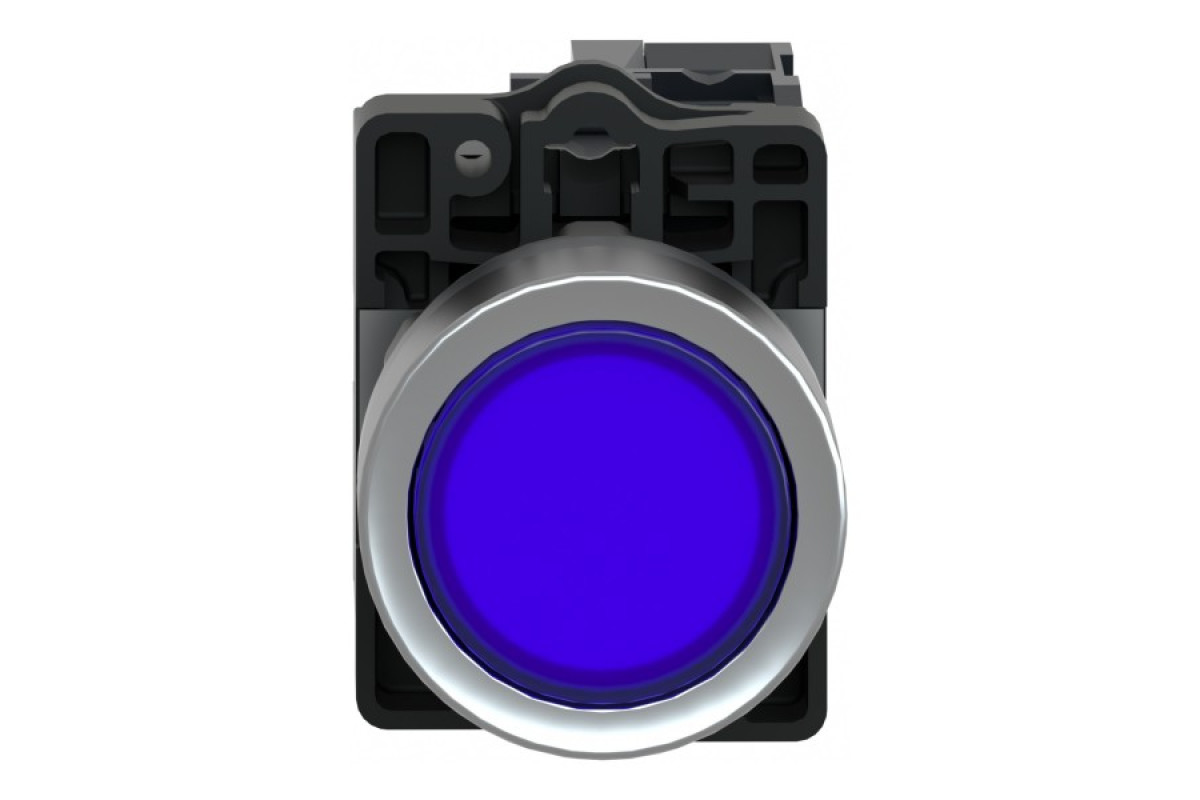 Кнопка з підсвічуванням з вбудованною світлодіодною лампою синього кольору, 1NO (XA2EW36M1)