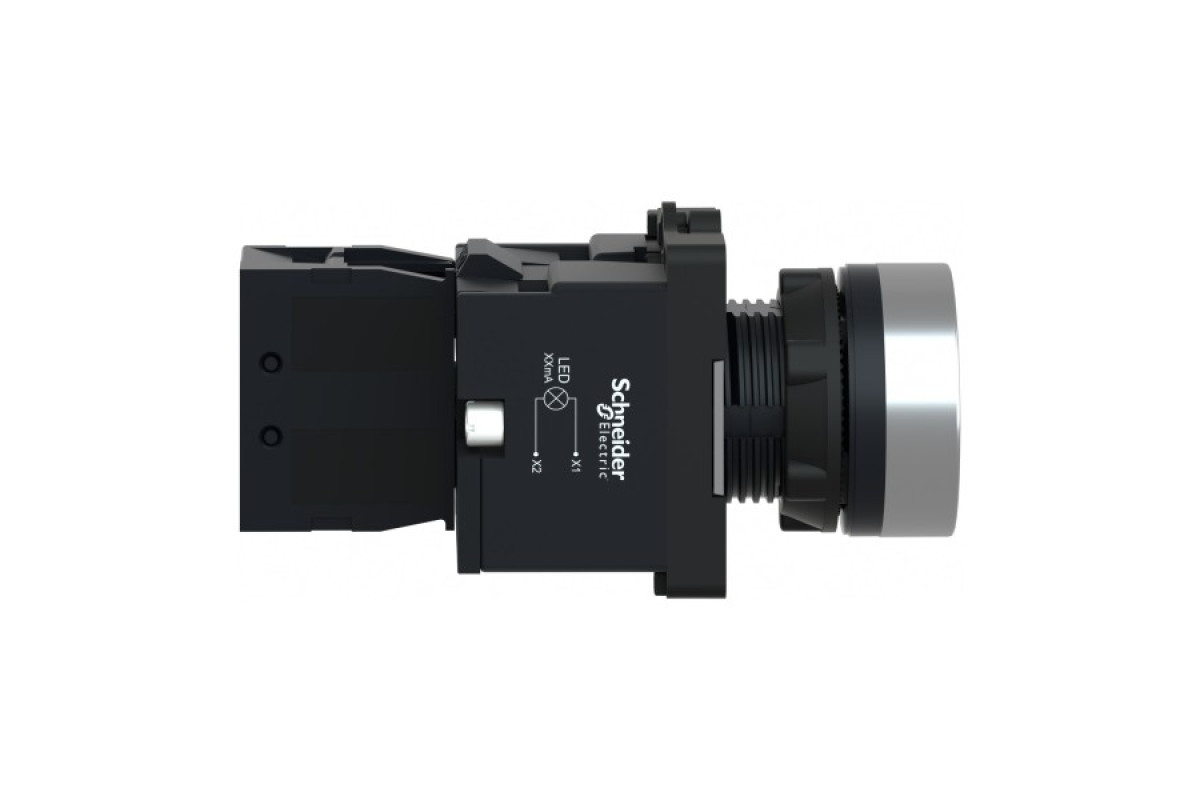 Кнопка з підсвічуванням з вбудованною світлодіодною лампою червоного кольору, 1NO (XA2EW34M1)