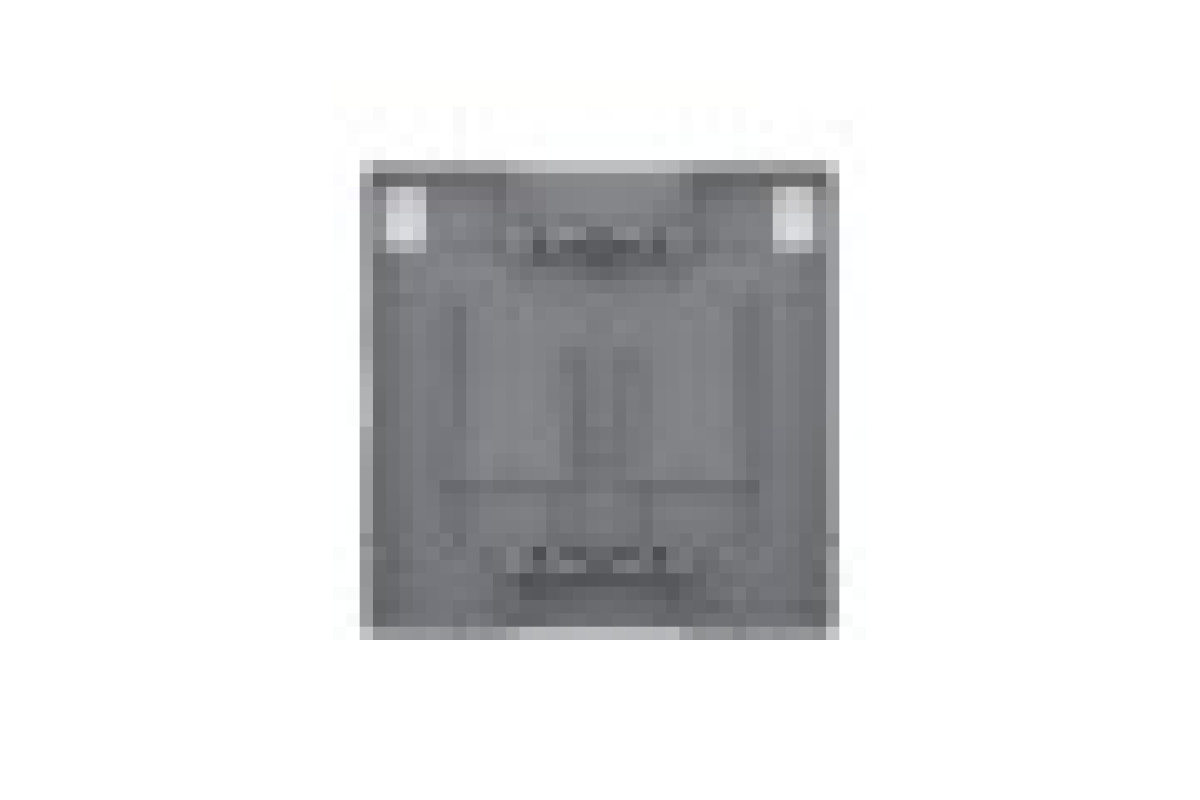 D-Life Центральна накладка 2-модульний роз'єм Нержавіюча сталь (MTN4564-6036)