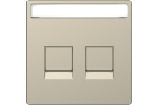 D-Life Центральна накладка 2-модульних роз'ємів Сахара (MTN4564-6033)