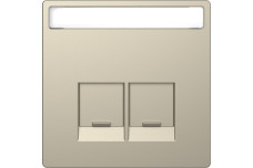 D-Life Центральна накладка 2-модульних роз'ємів Сахара (MTN4574-6033)