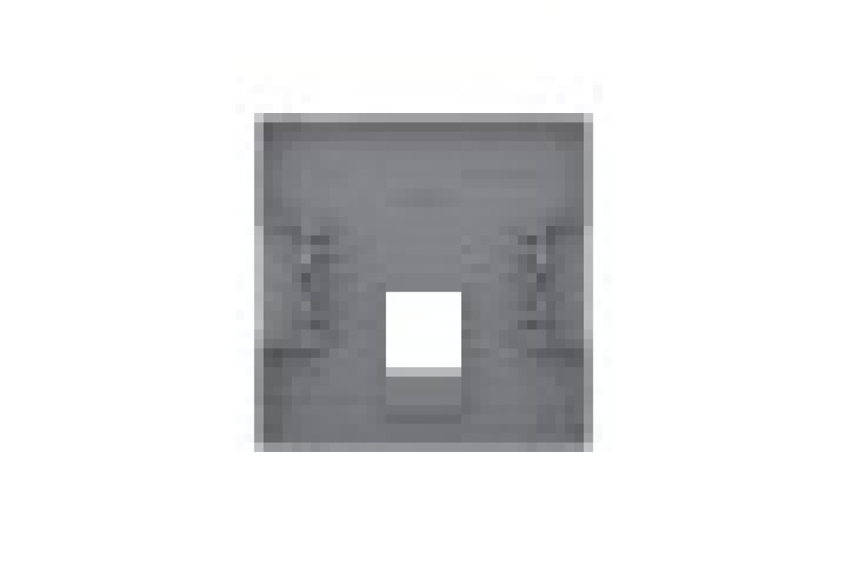 D-Life Центральна накладка RJ11/12 Нержавіюча сталь (MTN4215-6036)