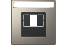 D-Life Центральна накладка TAE/Audio Нікель (MTN4250-6050)