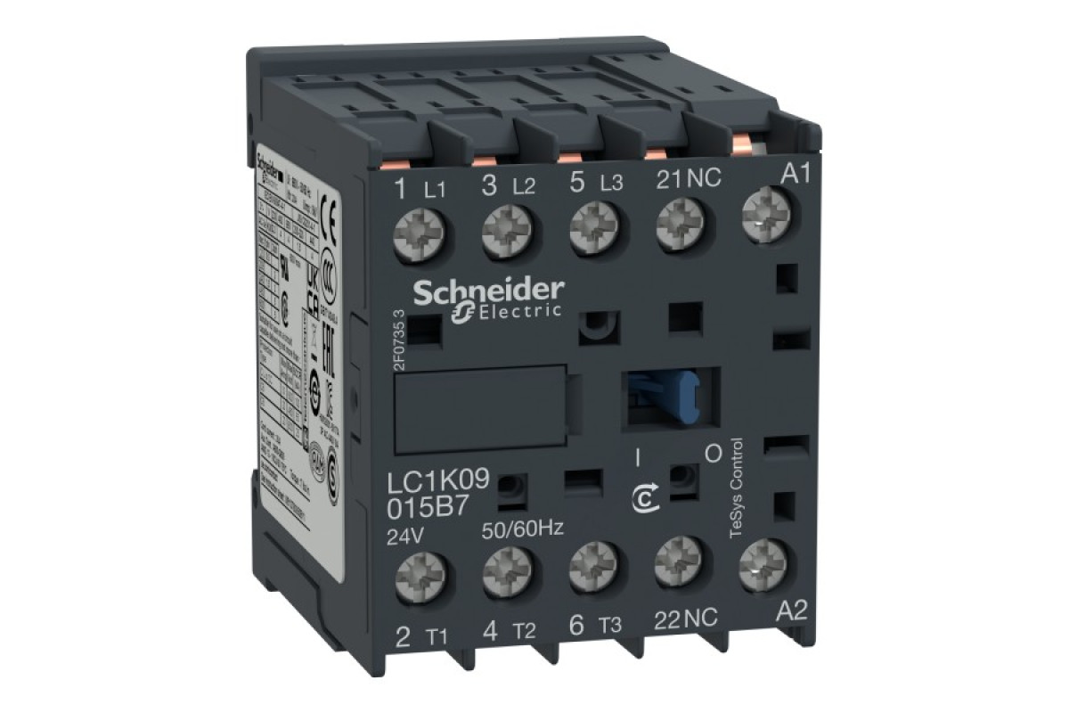 Контактор TeSys K 3P 12A НЗ ~230В ПЛАТ (LC1K12015P7)