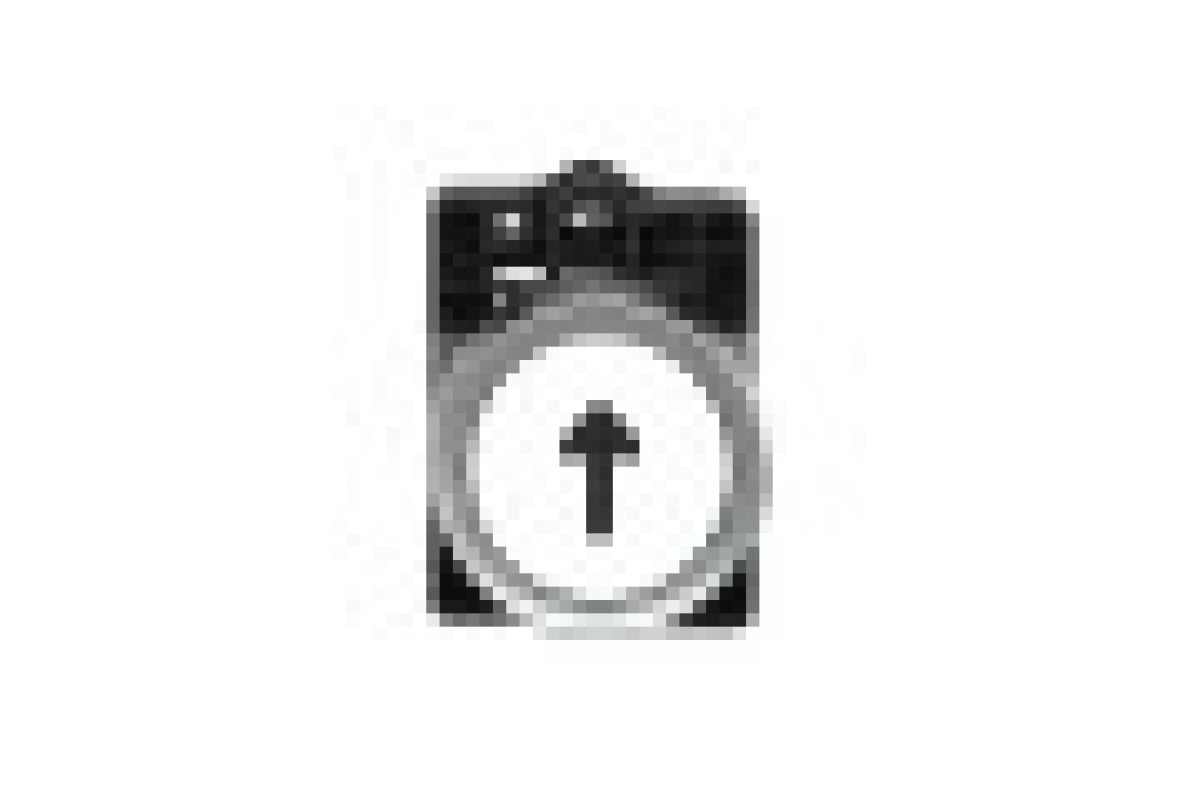 Кнопка ХА2 з натисканням потай білого кольору з пружинним поверненням, 1NO (XA2EA3341)