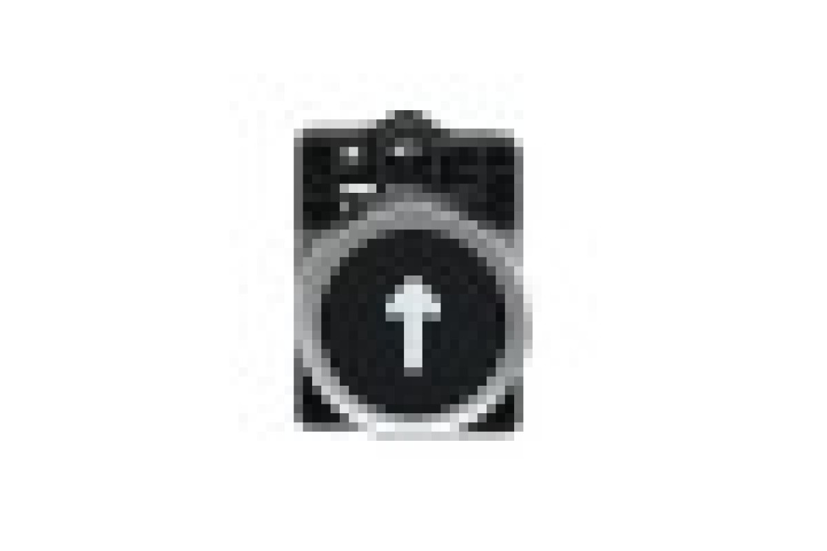 Кнопка ХА2 з натисканням потай чорного кольору з пружинним поверненням, 1NO (XA2EA3351)