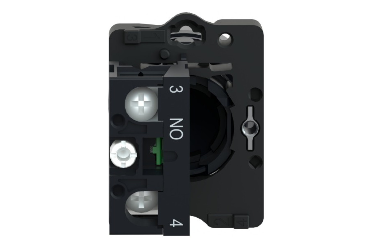 Кнопка ХА2 з натисканням потай чорного кольору з пружинним поверненням, 1NO (XA2EA3351)