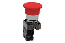 Кнопка, Easy Harmony XB2, метал, червона, 1NC (XB2BC42C)