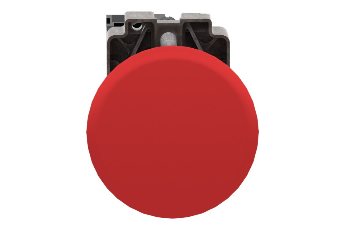 Кнопка, Easy Harmony XB2, метал, червона, 1NC (XB2BC42C)
