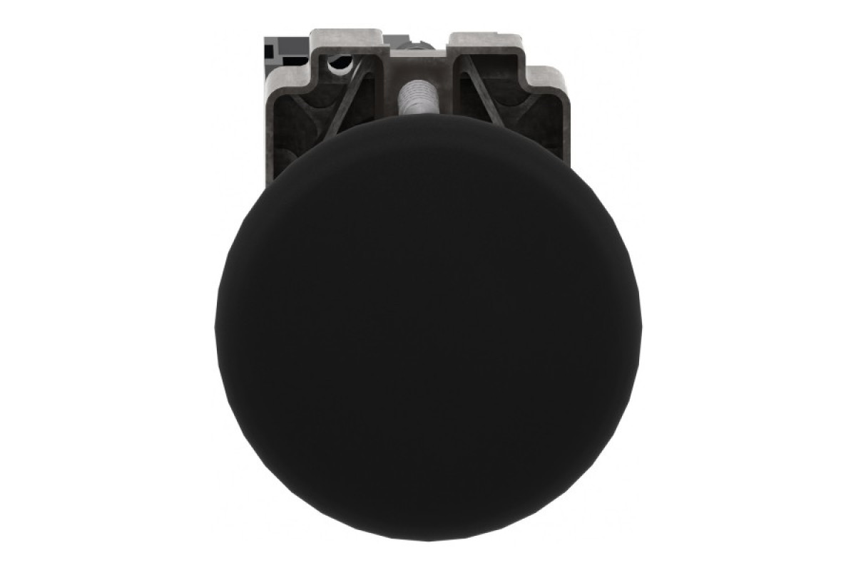 Кнопка, Easy Harmony XB2, метал, чорна, 1NO (XB2BC21C)