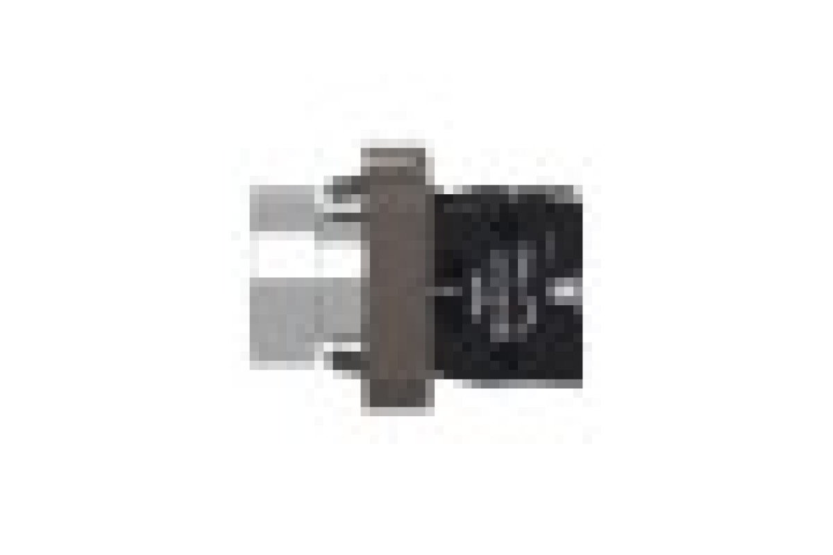 Кнопка, Easy Harmony XB2, металева, біла, пружинне повернення, 1NO (XB2BA11C)