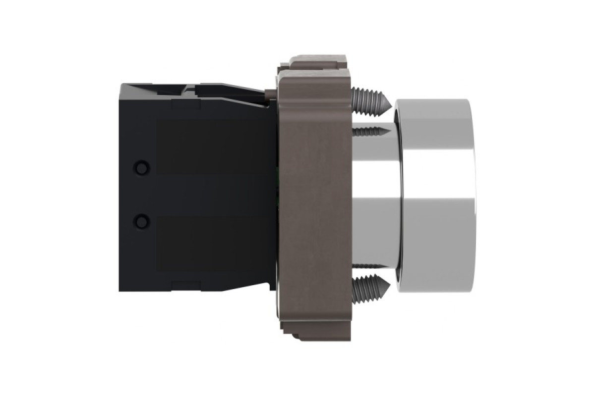 Кнопка, Easy Harmony XB2, металлическая, зеленая, пружинный возврат, 1NO (XB2BA31C)