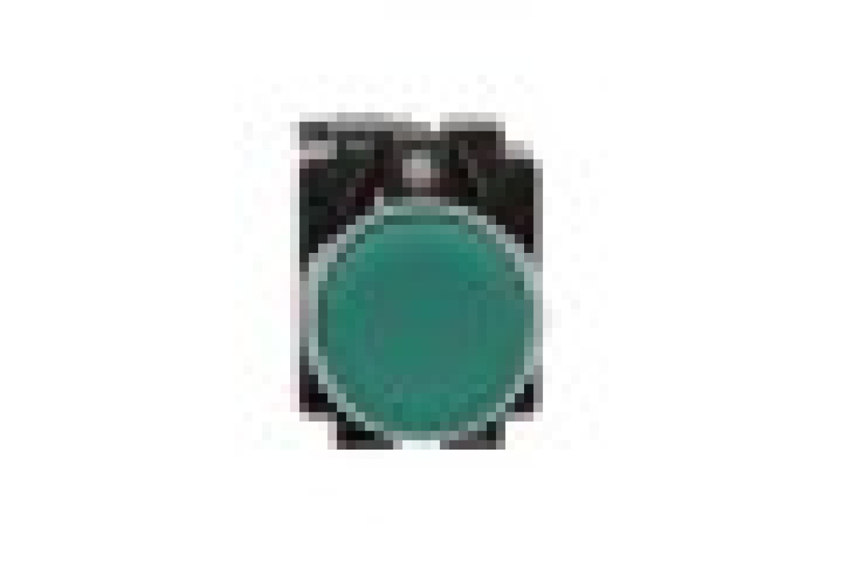 Кнопка, Easy Harmony XB2, металлическая, зеленая, пружинный возврат, 1NO (XB2BL31C)