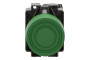 Кнопка, Easy Harmony XB2, металева, зелена, пружинне повернення, 1NO (XB2BP31C)