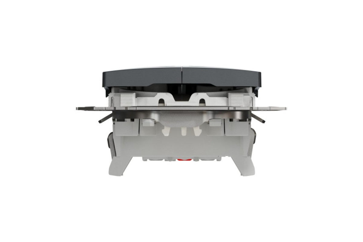 Двоклавішний вимикач з підсвіткою Чорний Sedna Design (SDD114105L)