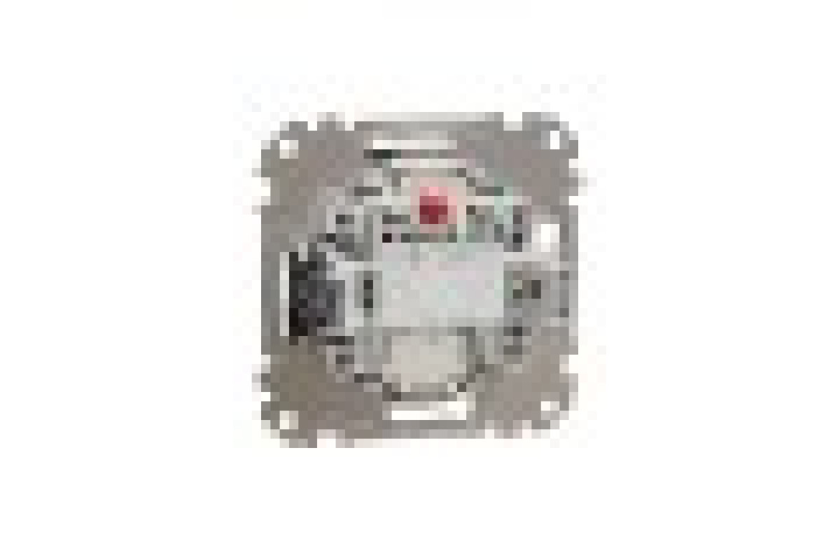 Двоклавішний вимикач з підсвіткою Чорний Sedna Design (SDD114105L)