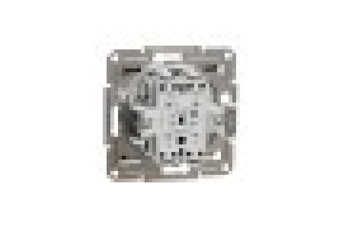 Двоклавішний вимикач кнопковий, Самозажимний, Asfora Бронза (EPH1100169)