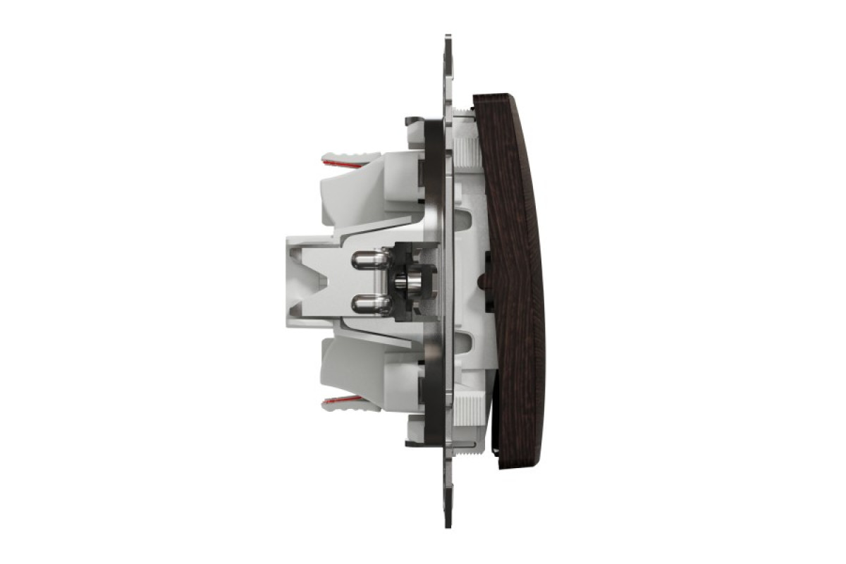 Двоклавішний перемикач Венге Sedna Elements (SDD181108)