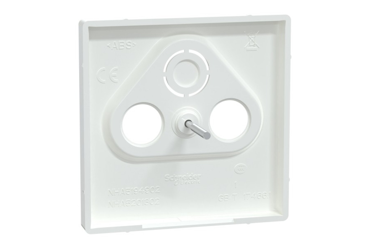 D-Life Центральна накладка TV розетки Білий лотос (MTN4123-6035)