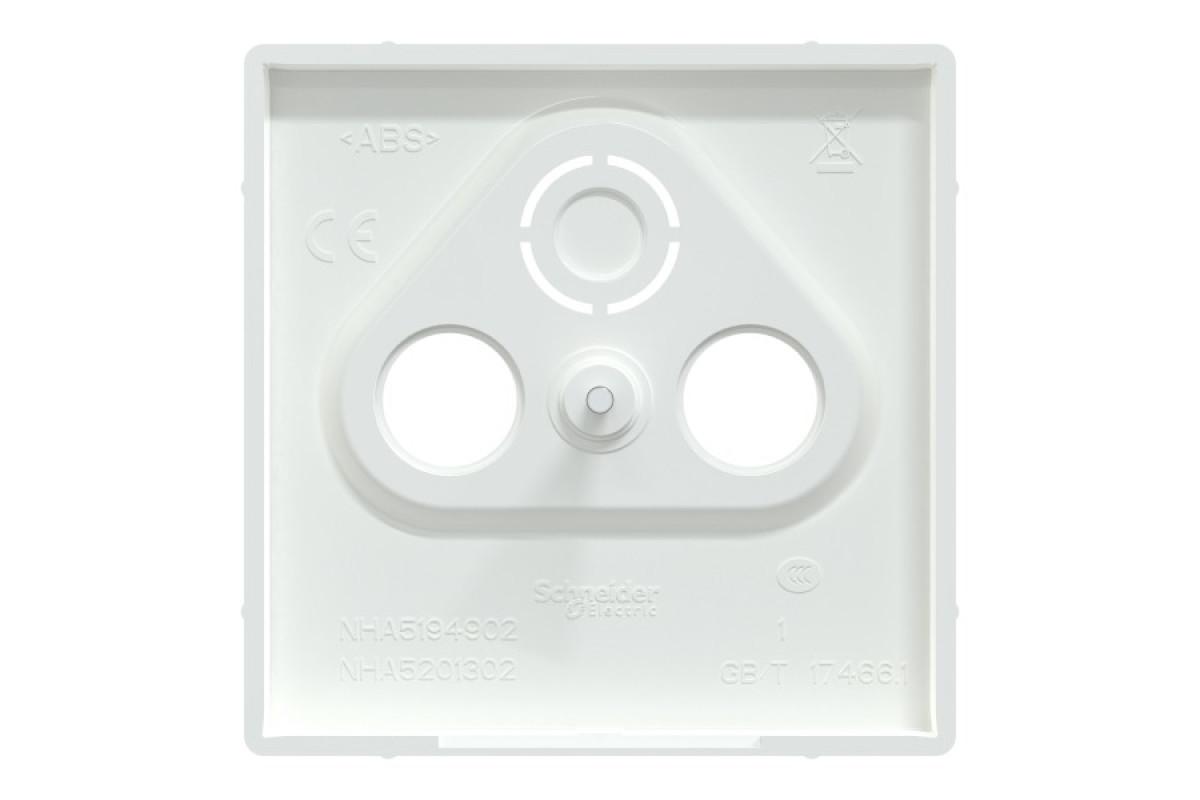 D-Life Центральна накладка TV розетки Білий лотос (MTN4123-6035)