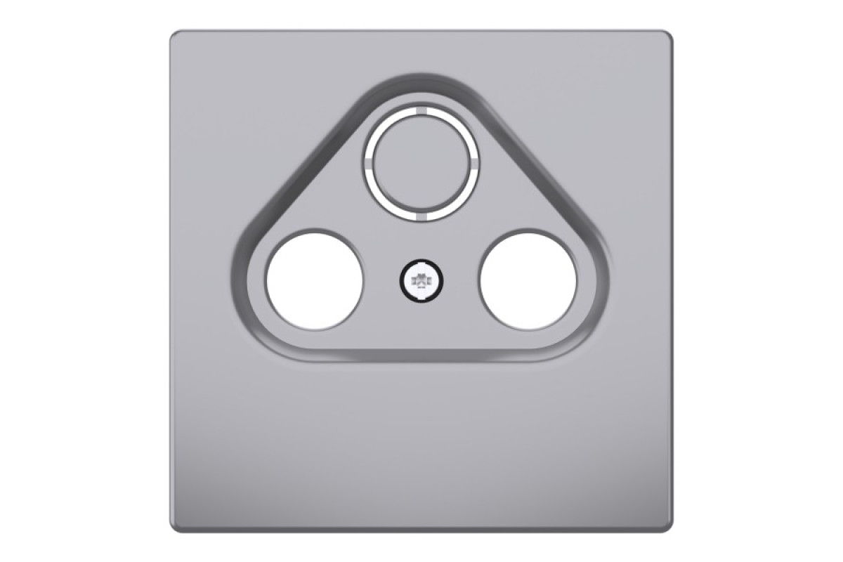 D-Life Центральна накладка TV розетки Нержавіюча сталь (MTN4123-6036)