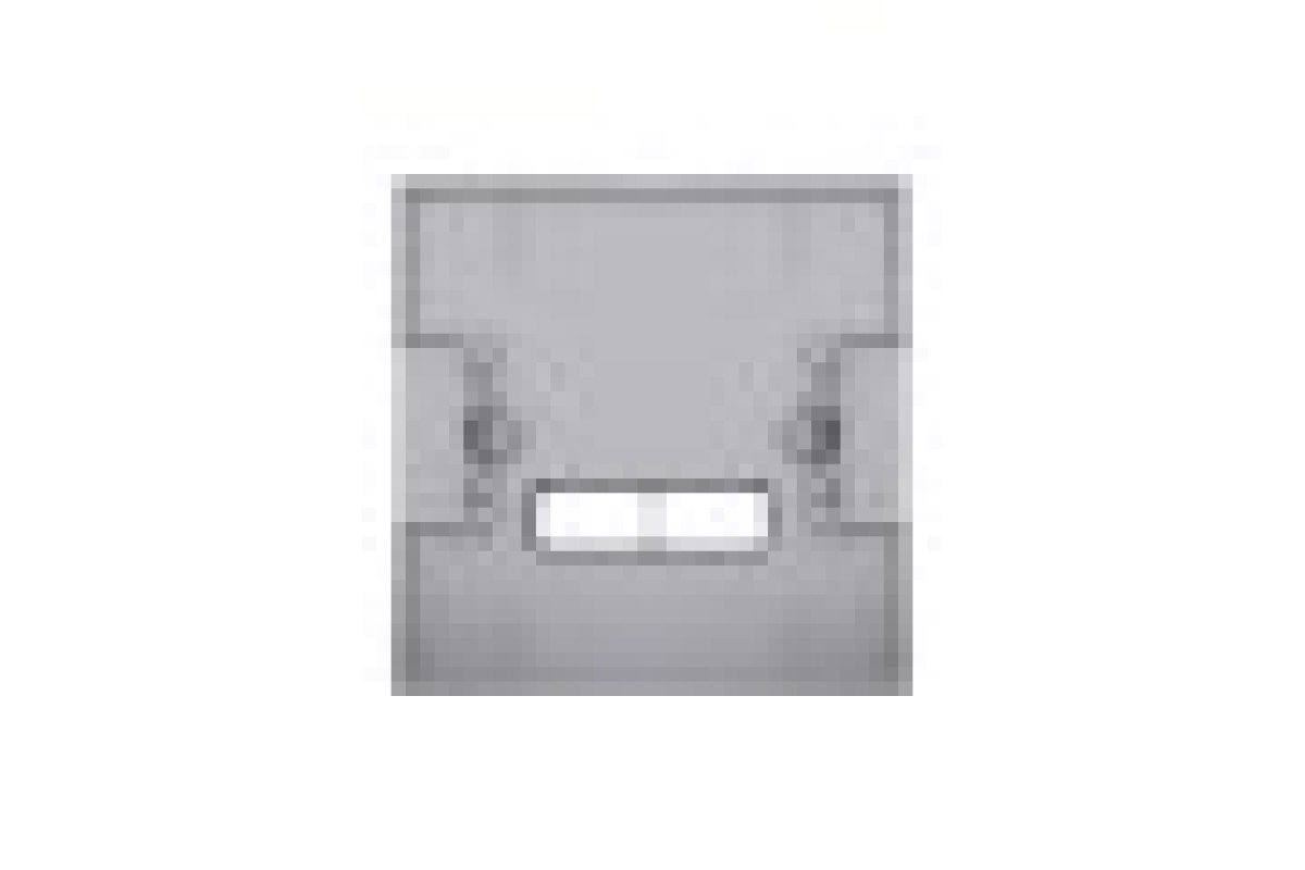 D-Life Центральна накладка USB Нержавіюча сталь (MTN4367-6036)