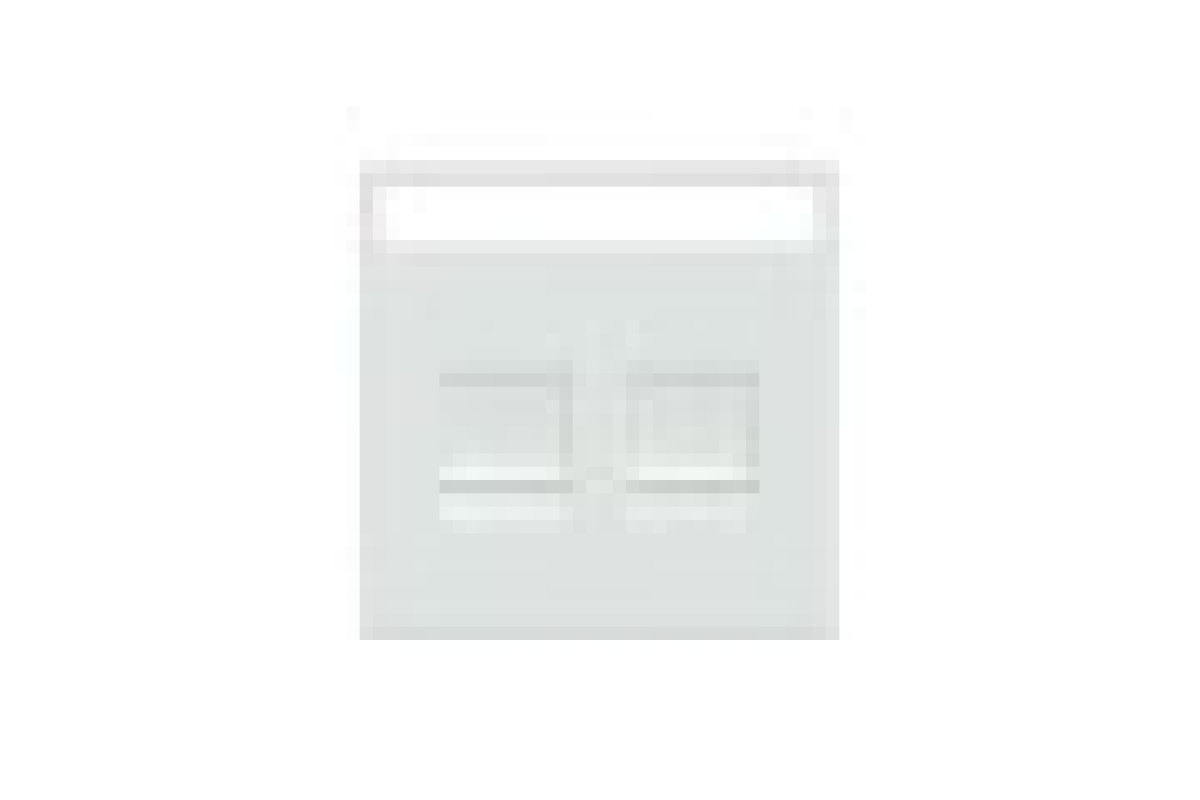 D-Life Центральна накладка д/2-модульний роз'єм Білий лотос (MTN4564-6035)