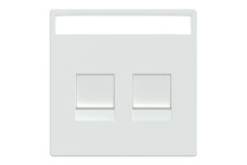 D-Life Центральна накладка д/2-модульний роз'єм Білий лотос (MTN4564-6035)