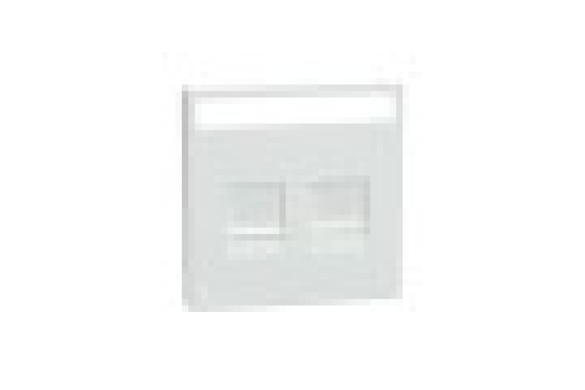 D-Life Центральна накладка д/2-модульний роз'єм Білий лотос (MTN4564-6035)