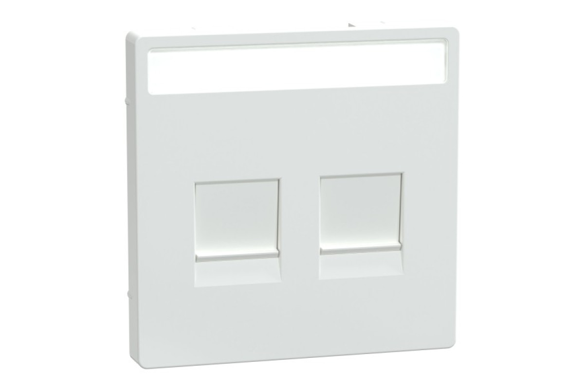 D-Life Центральна накладка д/2-модульний роз'єм Білий лотос (MTN4564-6035)