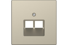 D-Life Центральна накладка для 2*RJ45 Сахара (MTN4522-6033)