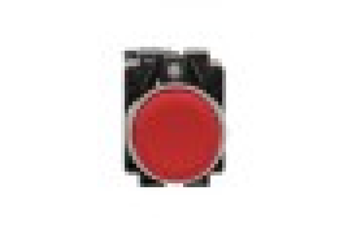 Кнопка, Easy Harmony XB2, металлическая, красная, пружинный возврат, 1NC (XB2BL42C)