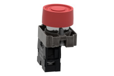 Кнопка, Easy Harmony XB2, металева, червона, пружинне повернення, 1NC (XB2BP42C)