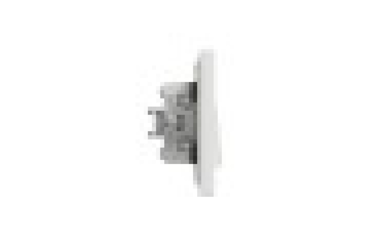 Двоклавішний перемикач Самозажимний Білий Asfora (EPH0600121)