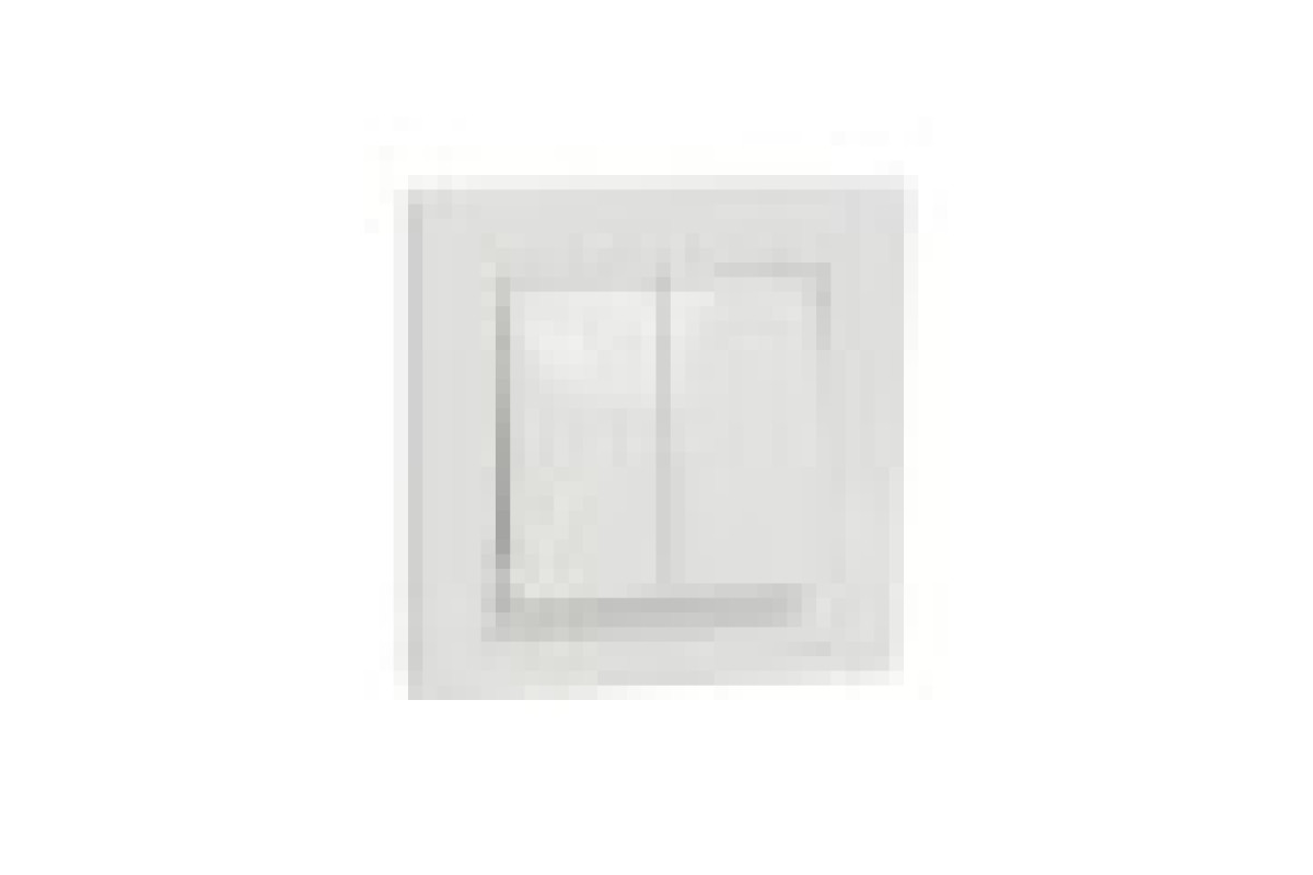 Двоклавішний перемикач Самозажимний Білий Asfora (EPH0600121)