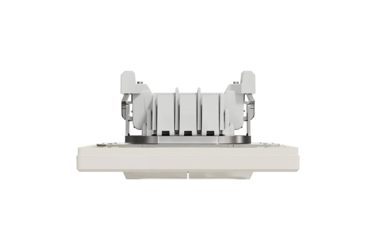 Двоклавішний перемикач Самозажимний Крем Asfora (EPH0600123)