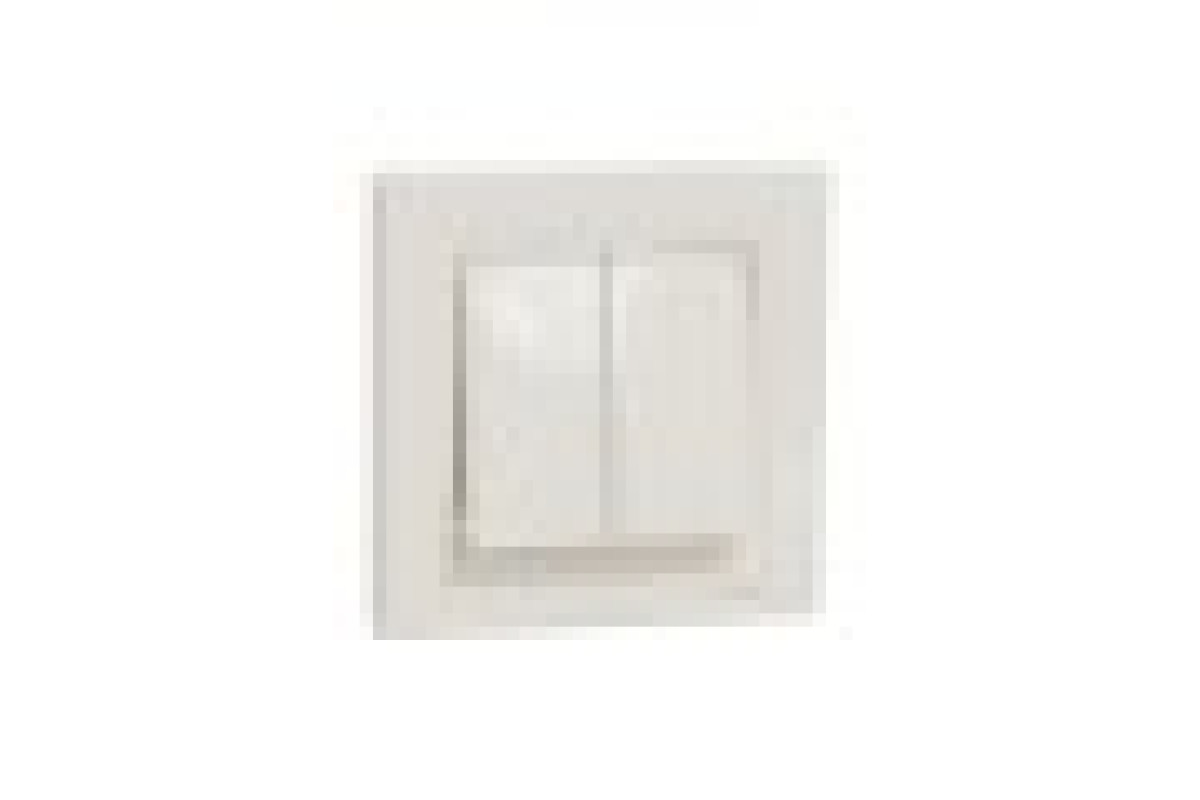 Двоклавішний перемикач Самозажимний Крем Asfora (EPH0600123)