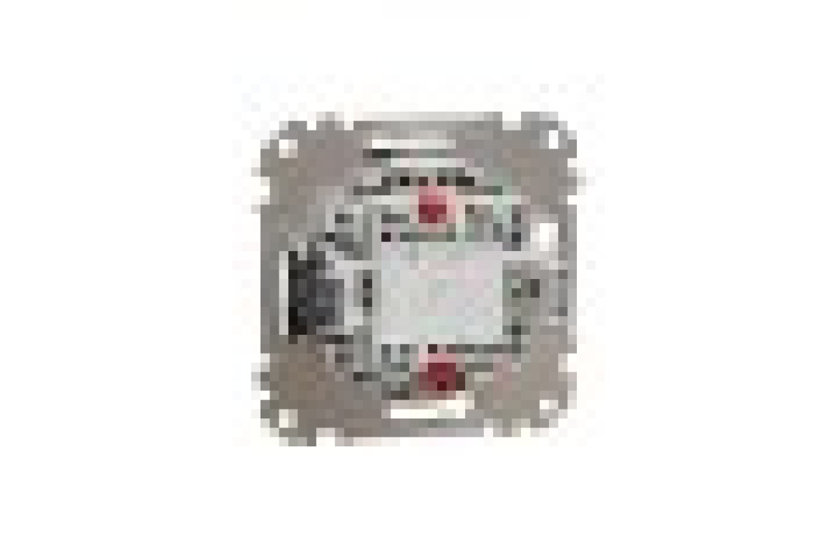 Двоклавішний перемикач Чорний Sedna Design (SDD114108)