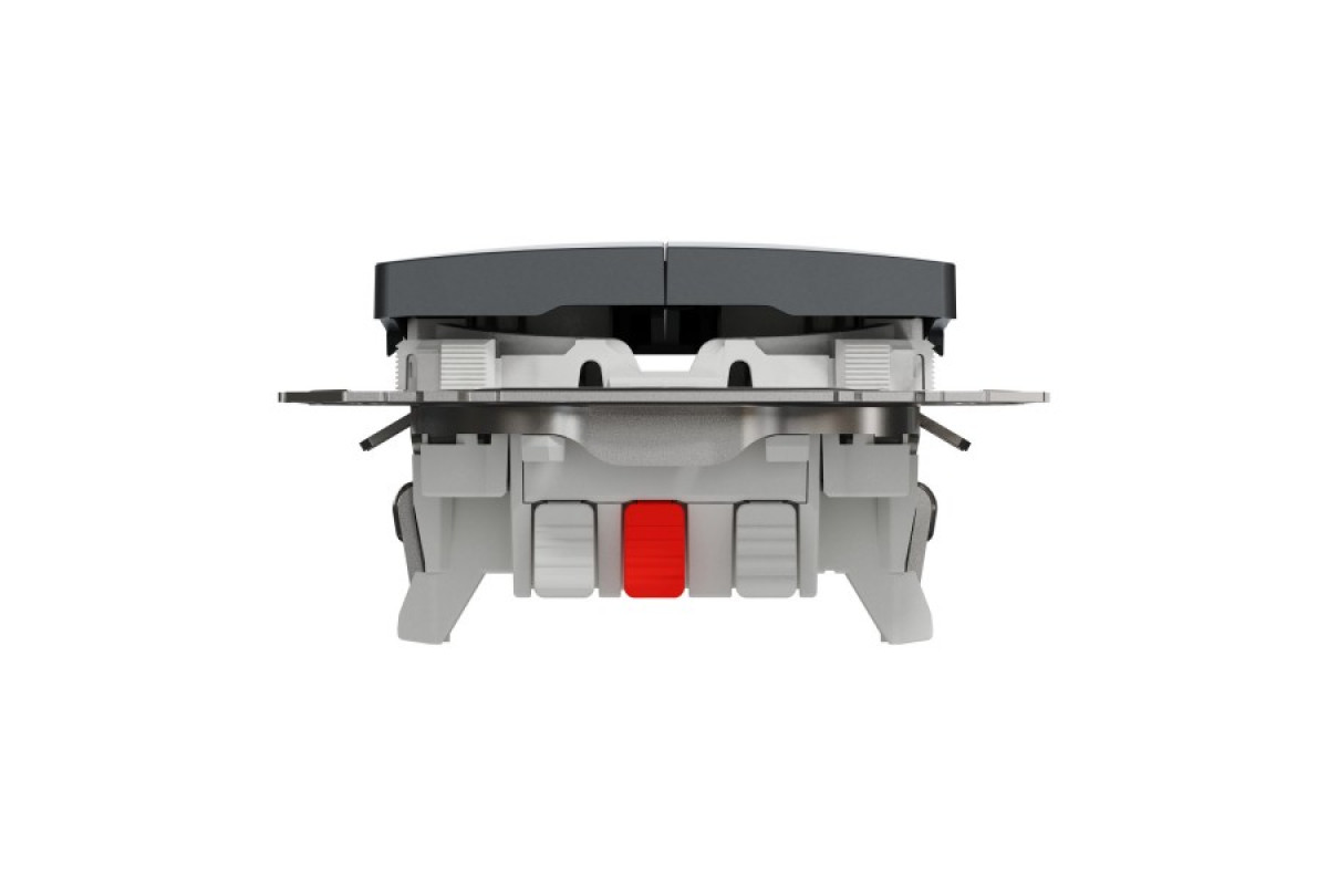 Двоклавішний перемикач Чорний Sedna Design (SDD114108)