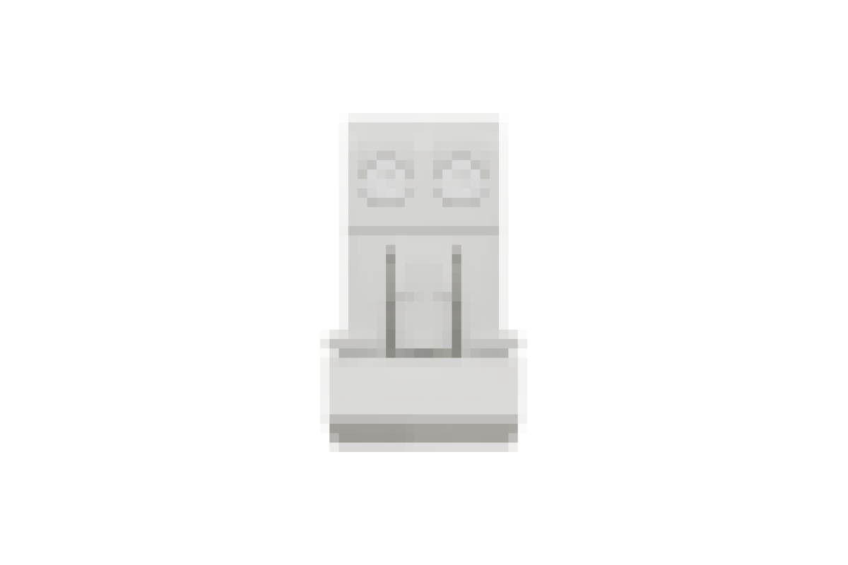 Двополюсний вимикач 16А 1 модуль білий (NU316218)