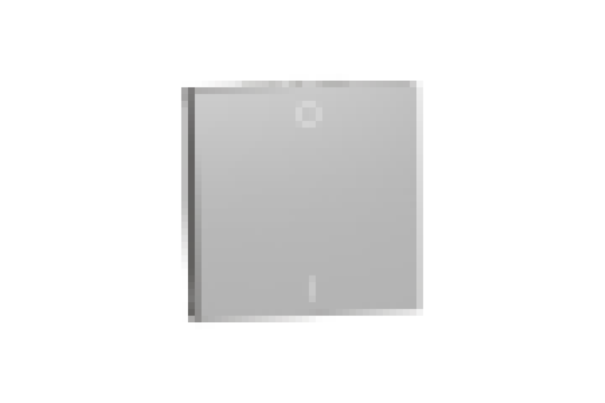 Двополюсний вимикач 16А 2 модуль алюміній (NU326230)