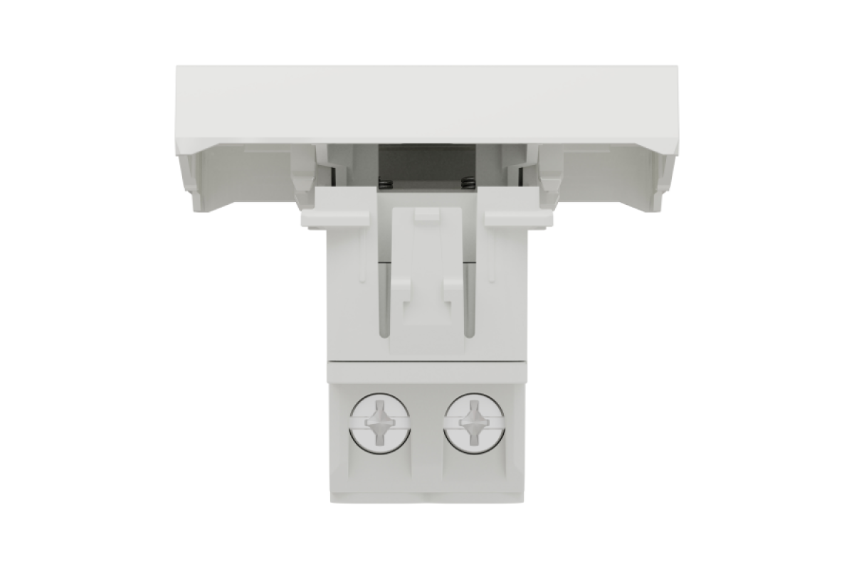 Двополюсний вимикач 16А 2 модуль білий (NU326218)