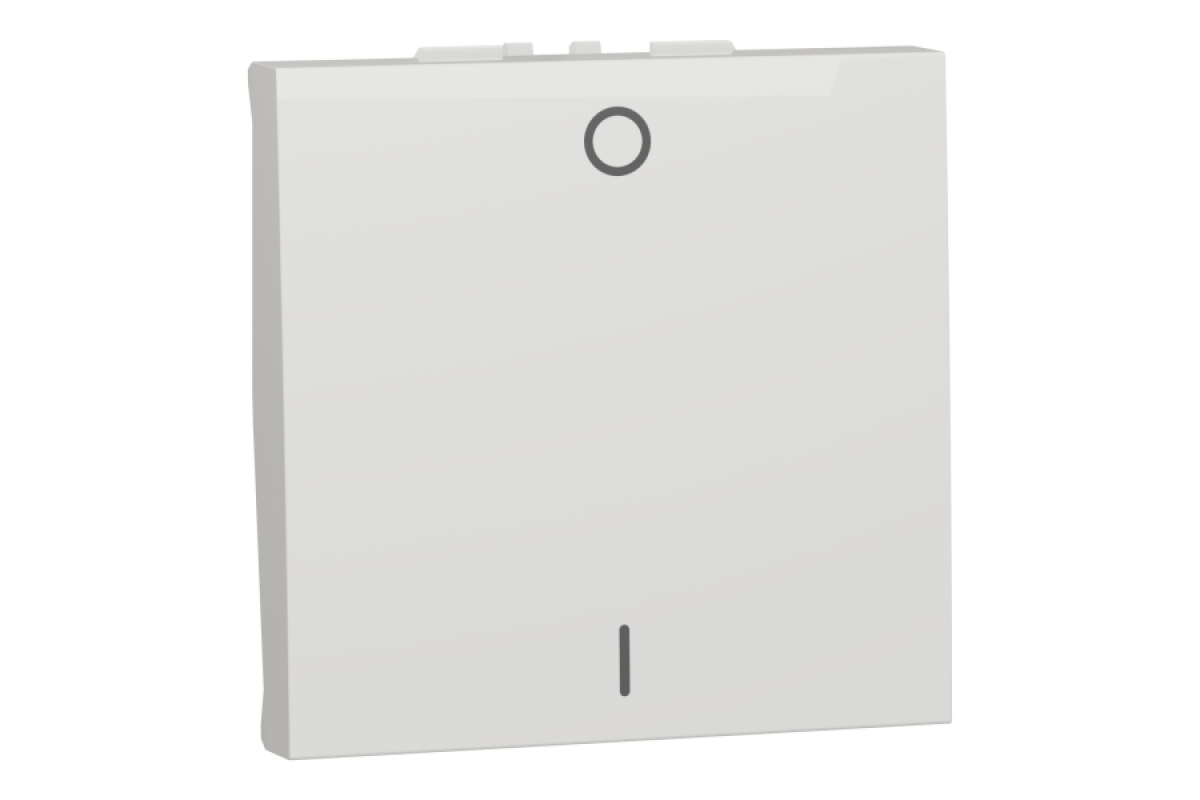 Двополюсний вимикач 16А 2 модуль білий (NU326218)