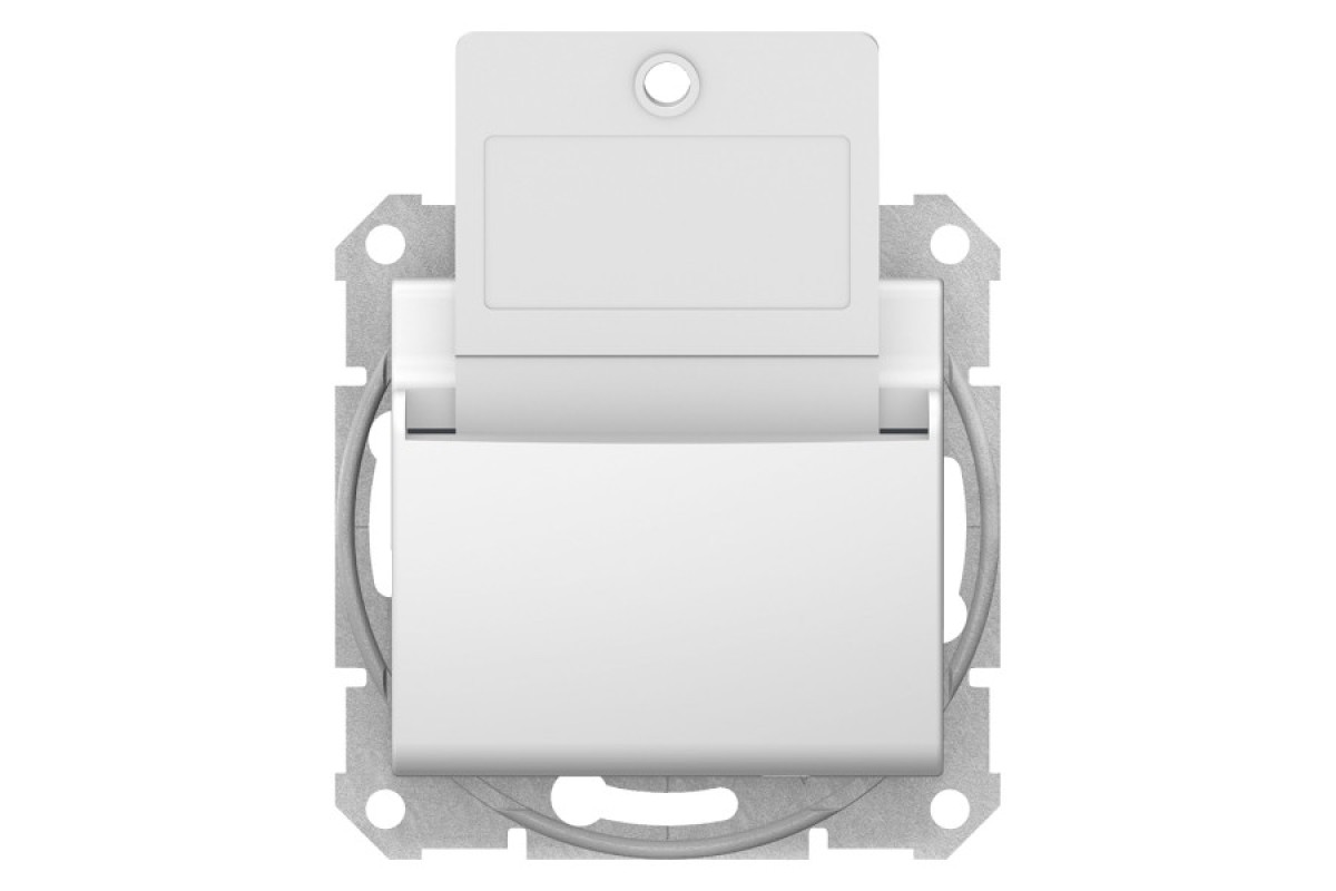 Картковий вимикач Sedna Scnheider Electric білий (SDN1900121)
