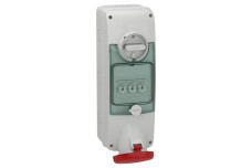 Розетка навантаження з запобіжником і блоком 63А 3Р+N+Е IP65 (PKB63R535)