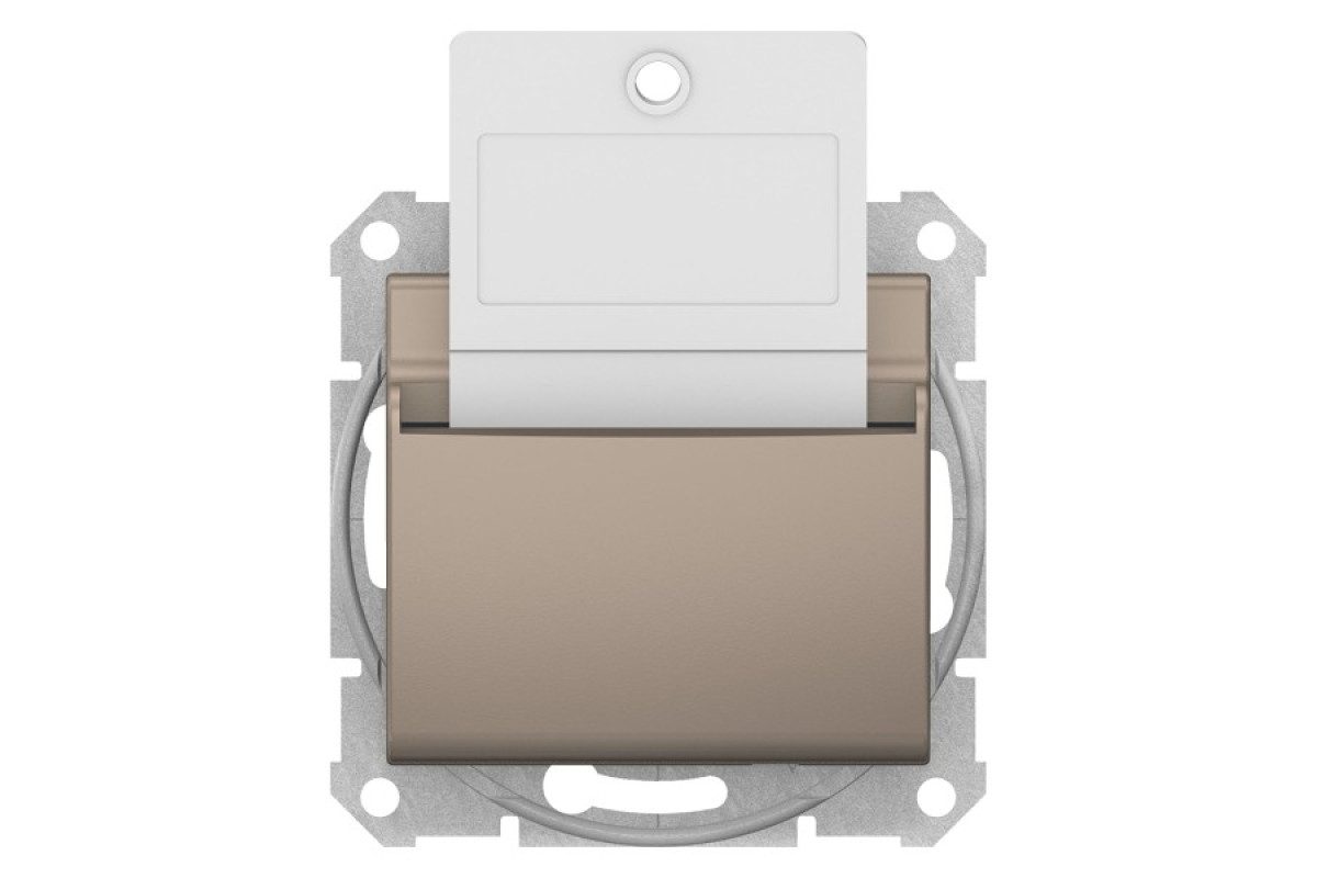 Картковий вимикач Sedna Scnheider Electric титан (SDN1900168)