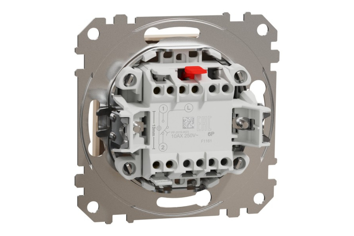 Кнопка на два напрямки Бежевий Sedna Design (SDD112116)